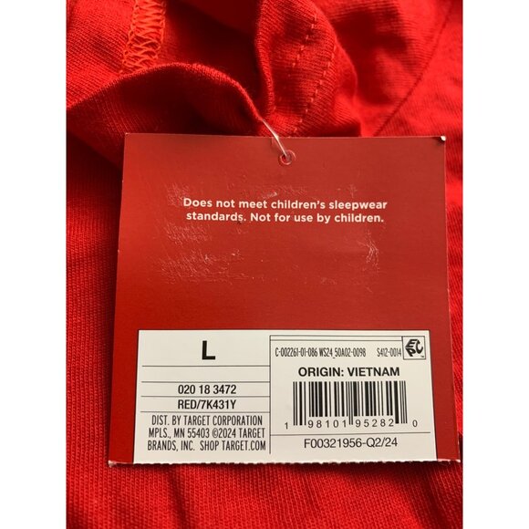 Wondershop Womens Cookie Crew Red Short Sleeve T-Shirt Christmas Top Size Large - Picture 9 of 11